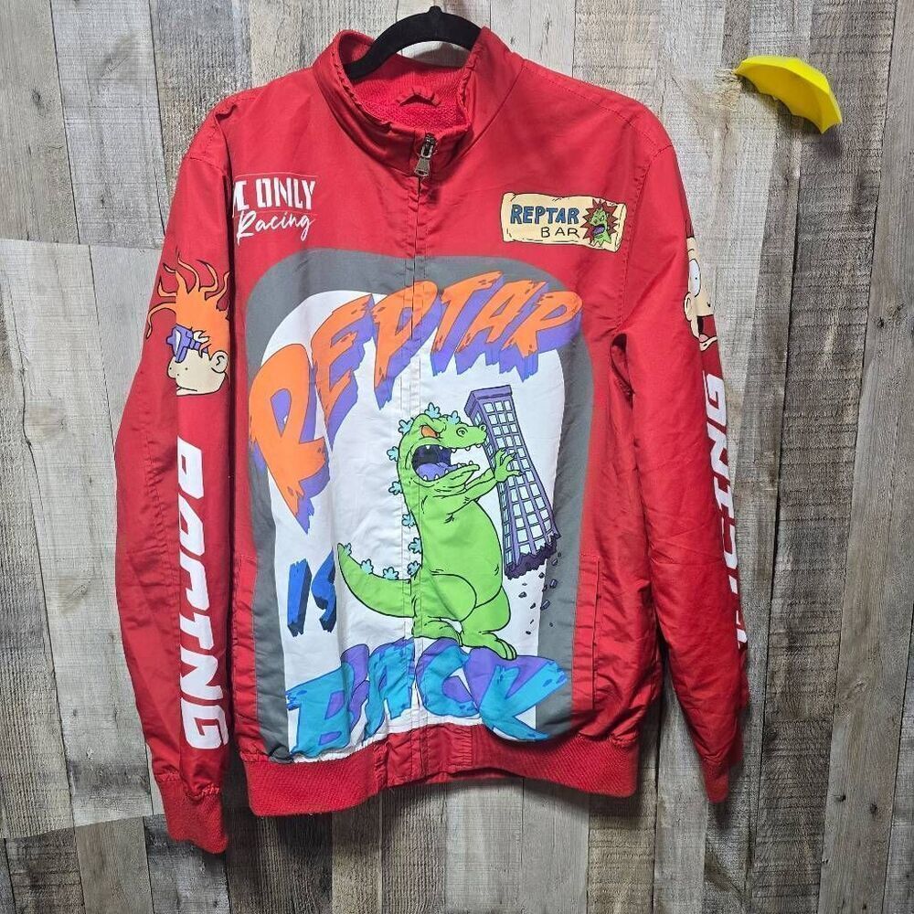 Members Only Rugrats REPTAR is Back Racing Jacket Nickelodeon Collab Unisex M